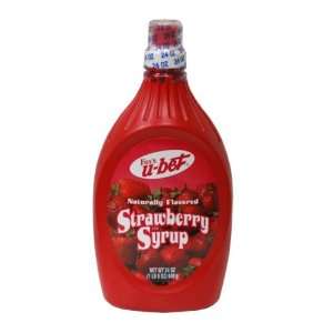 Foxs u bet 20 Oz. Strawberry Syrup: Grocery & Gourmet Food