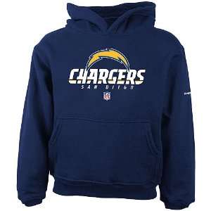  San Diego Chargers Reebok NFL Lockup Hooded Sweatshirt 