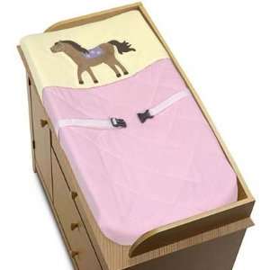   Pretty Pony Horse Baby Girls Changing Pad Cover by JoJo Designs: Baby