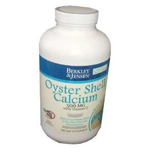 Berkley and Jensen Oyster Shell Calcium 500 mg With Vitamin D Bone 