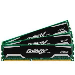 Crucial Technology, 3GB kit (1GBx3) DDR3 1333 Ball (Catalog Category 