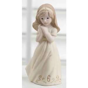 Pack of 4 Grow with Me Porcelain Six Year Old Girl Figurines 3.75