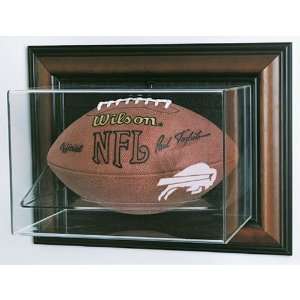 Buffalo Bills NFL Case Up Football Display Case (Horizontal) (Cherry 