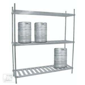    Advance Tabco KR 80 X 80 x 76 Aluminum Keg Rack: Home & Kitchen