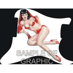  Pin Up Girl 7 WH Graphical Gibson SG Menace Pickguard 