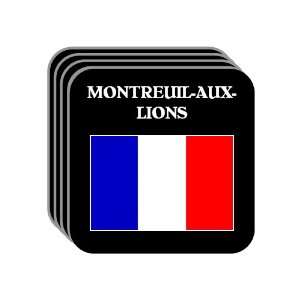  France   MONTREUIL AUX LIONS Set of 4 Mini Mousepad 