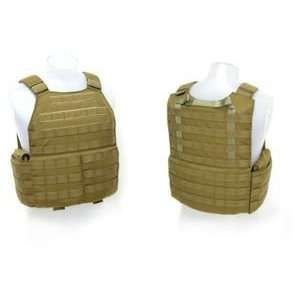  TAG Rampage Armor Plate Carrier Vest, Small/Medium, Coyote 