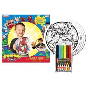  Makit Marvel Spidey and Friends Plate Kit [Toy]: Toys 
