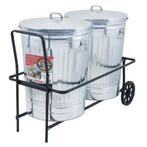  TCC 250 Pound Capacity Dual Trash Can Cart: Patio, Lawn & Garden