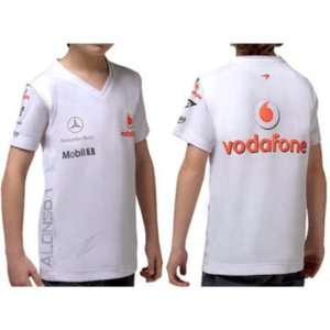  Vodafone McLaren Mercedes Alonso Kids T Shirt: Sports 
