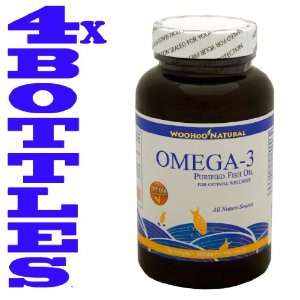 Woohoo Natural Omega 3 Purified Fish Oil   All Nature Source   90 