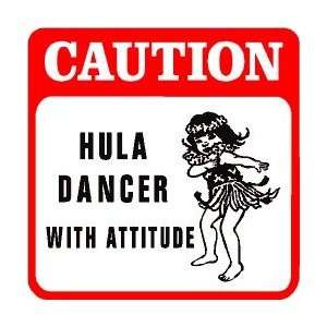  CAUTION: HULA DANCER fun hawaii trip sign: Home & Kitchen