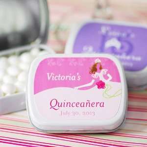  Personalized Quinceanera Mint Tins: Health & Personal Care