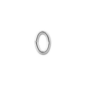   Silver Oval Jump Ring 3.0x4.6mm, 21 gauge: Arts, Crafts & Sewing