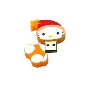  8GB Christmas Baby Cartoon USB Flash Drive Orange 