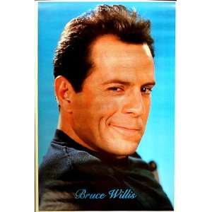 Bruce Willis Portrait Rare Vintage 22x33 Poster:  Home 