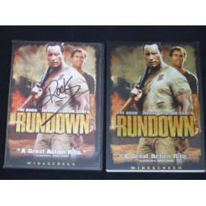  The Rock The Rundown   Signed Autographed Dvd Movie 