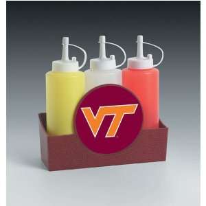  Virginia Tech Hokies NCAA Condiment Caddy: Sports 