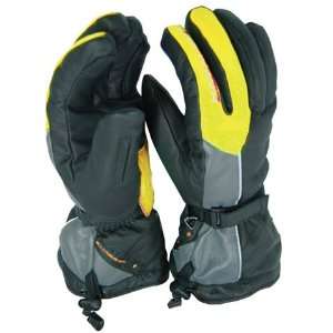  Kg Track Leather Gloves Yellow   Long   Xlarge: Automotive