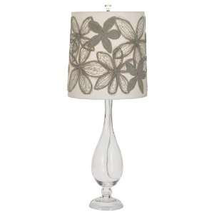    Arteriors Alyssa Clear Glass Lamp   11151 223: Home Improvement