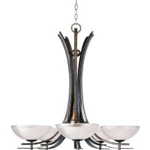 Maxim 11525TCAD Auburn Dusk Duo Duo 5 Light Chandelier 11525TC