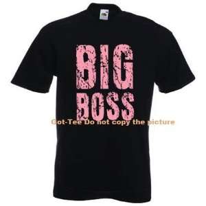  Crazy Funny Cool Rude T Shirt Big Boss Shirt Tee M Black 