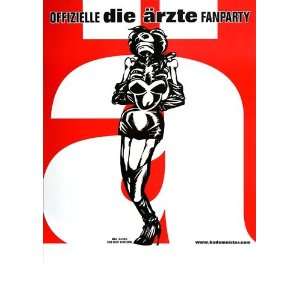  Ärzte, Die   Fanparty 2001   CONCERT   POSTER from 