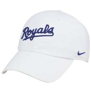  Nike Kansas City Royals White Campus Adjustable hat 