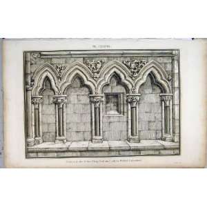  1799 Lysons Niches Elder Chapel Lady Bristol Cathedral 