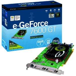  eVGA e GeForce 7600 GT CO 256MB PCI Express 256 P2 N553 AX 