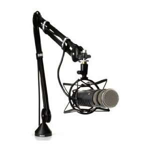   Swivel Mount Studio Microphone Boom Arm (Black) Musical Instruments