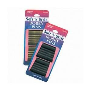  Soft n Style Bronze Carded Bobby Pins (CD 1352): Beauty
