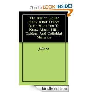 The Billion Dollar Hoax John G  Kindle Store