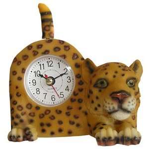  Leopard Wagging Tail Animal Clock: Home & Kitchen