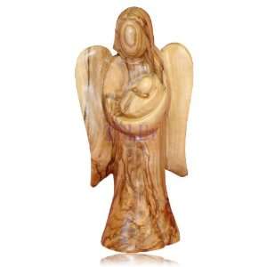  14cm Olive Wood Angel Figure 