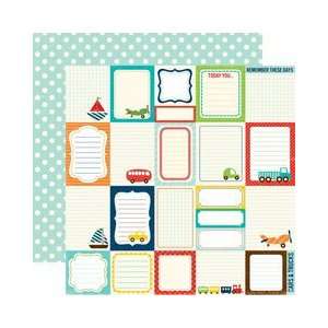  Little Boy Double Sided Cardstock 12X12 Journaling Cards 