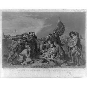  Death of General Wolfe at Quebec,1759,Benjamin West: Home 