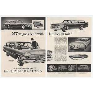   Dodge Plymouth Valiant Wagons 2 Page Print Ad (17811): Home & Kitchen
