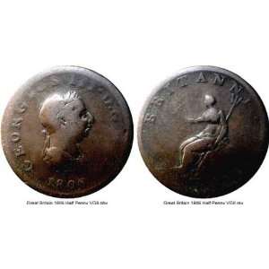 1806 Great Britain Half Penny    Fair Condition    207 