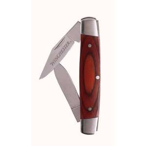  Winchester 22 41333 2 Blade Small Wood Stockman 