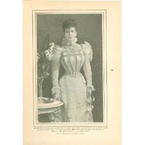  1901 Print Duchess of Cornwall & York 