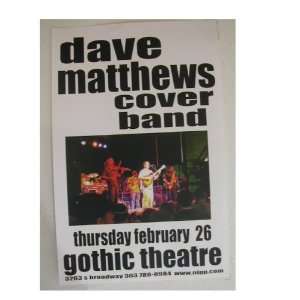 Dave Matthews Cover Band Poster Handbill Gothic Theater The Mathews 