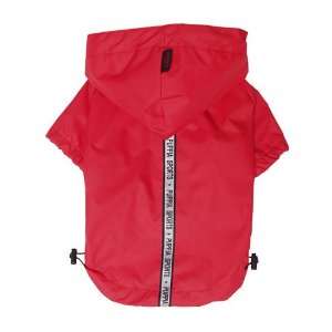  Puppia Authentic Base Jumper Raincoat, 4X Large, Red Pet 