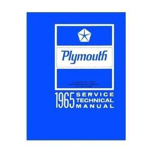   Manual for 1965 Plymouth A Body B Body C Body Chrysler Corp. Books