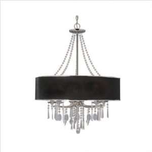     8981 5 BRI   Echelon Chandelier in White Shade