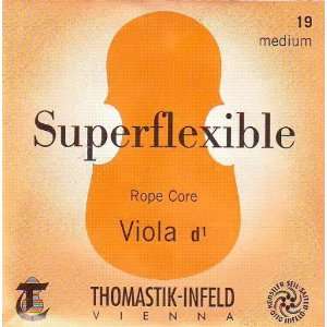   Superflexible D   Chrome Wound 4/4 Size Mittel, 19M 