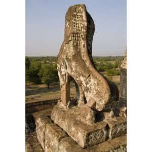  Stone Lion at Pre Rup, State Temple of Rajendravarman by 