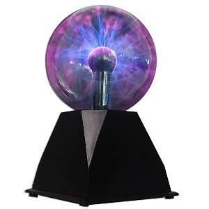  5 inch Plasma Ball Light W/Base: Office Products
