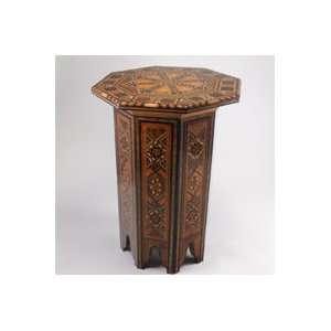  Syrian Wood Inlay Table: Home & Kitchen