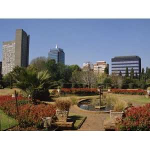  Harare Public Gardens, and City Skyline, Harare, Zimbabwe 